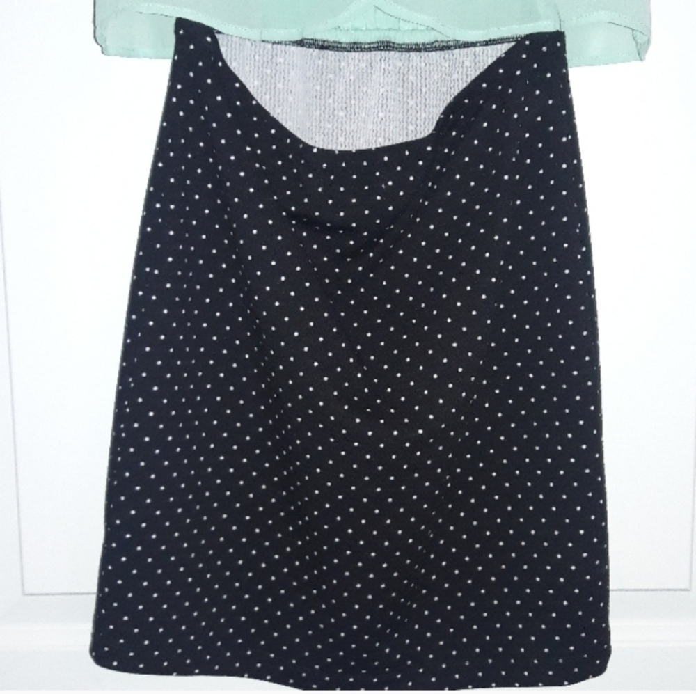 Emerald Sundae | Polka Dot Chiffon Dress - Picture 6 of 8